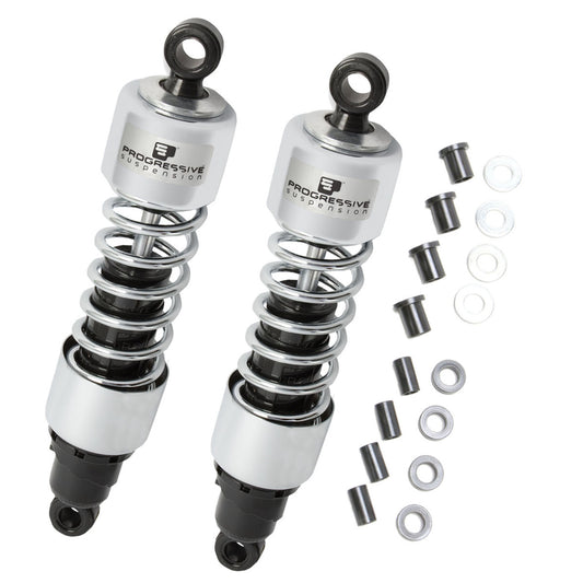 Progressive Suspension 412 Cruiser Shocks 12.0" Chrome - 412-4234C