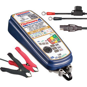 TECMATE Battery Charger/Maintainer - OptiMate* 4 - Quad Program TM631