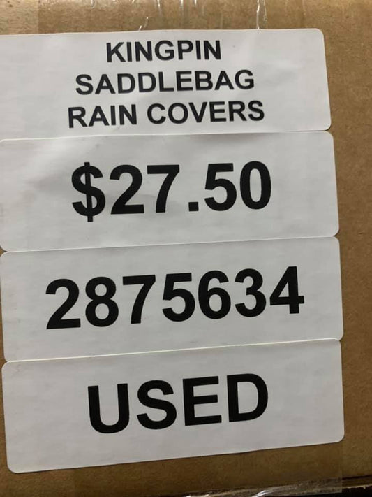 Kingpin Saddlebag Rain Covers
