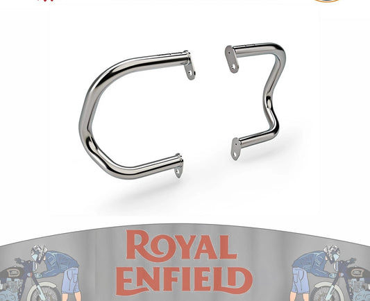 ROYAL ENFIELD COMPACT ENGINE GUARD SILVER # 1990406