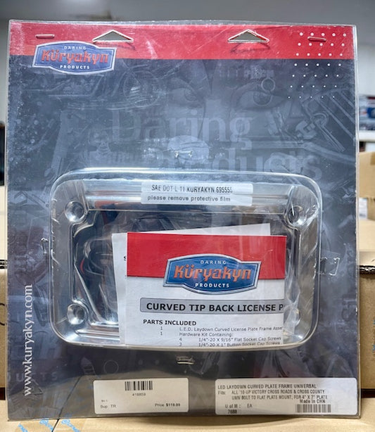 KURYAKYN LED LAYDOWN CURVED PLATE FRAME UNIVERSAL VICTORY