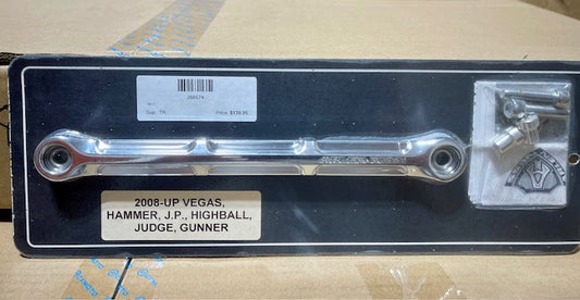 VICTORY BEVELED ROUND SHIFT ROD CHROME