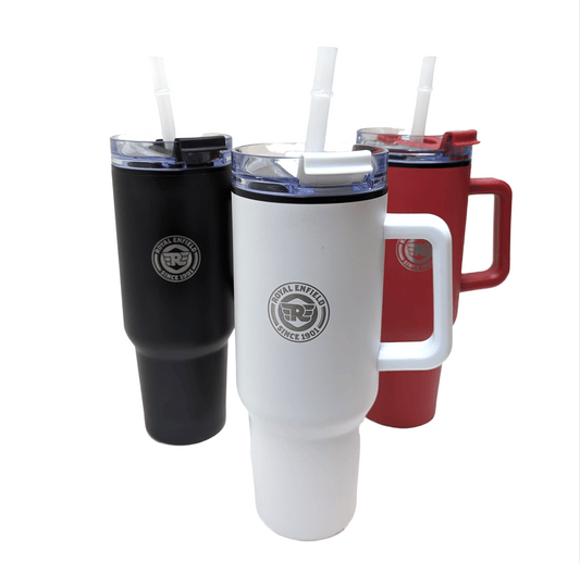 ROYAL ENFIELD 40OZ. TUMBLER WITH STRAW
