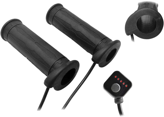 Koso AM10703G Heated Grips 7/8"+1" Twist Throttle 0631-0167